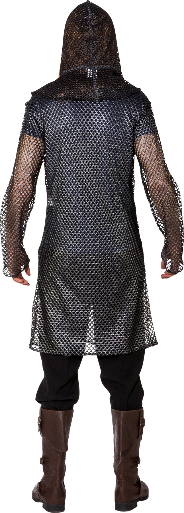 Chemise en cotte de mailles à capuche
