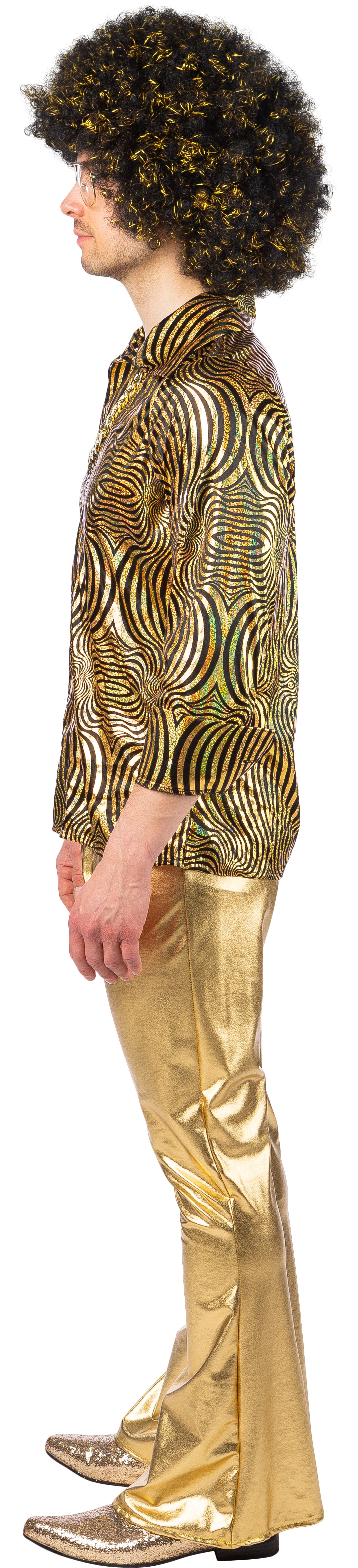 Hemd Disco, gold 54/56