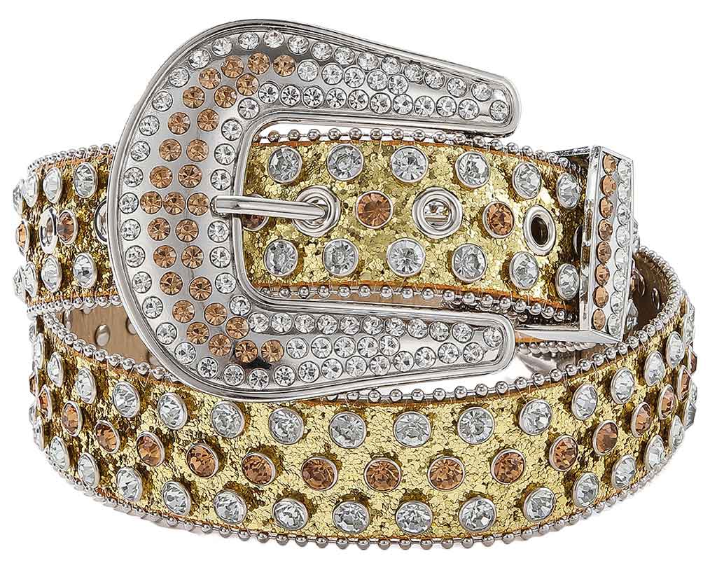 Gürtel Strass, gold