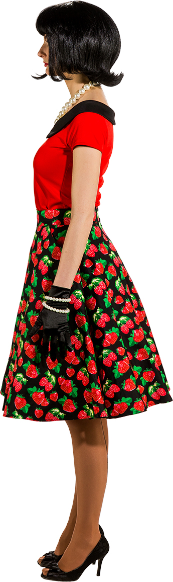 "Skirt Rockabilly ""Strawberry"""