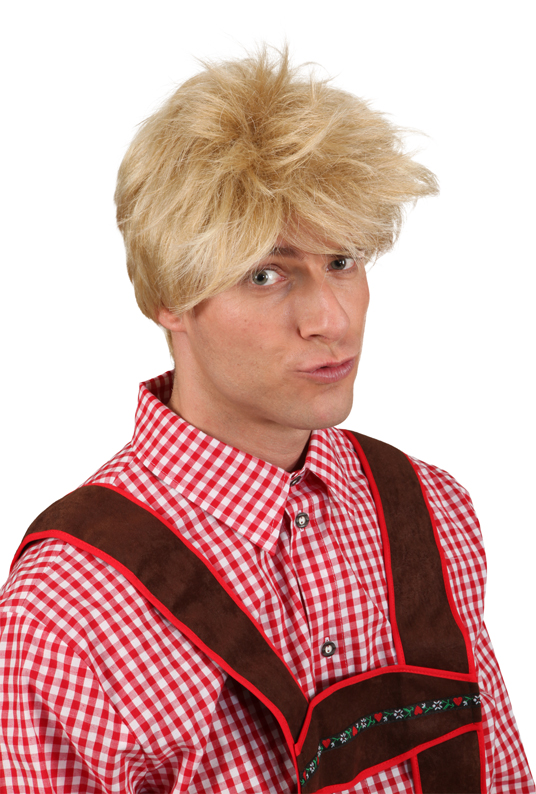 Mens wig, blonde