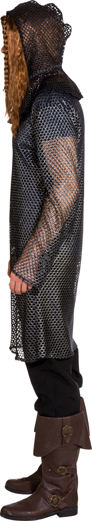 Chemise en cotte de mailles à capuche
