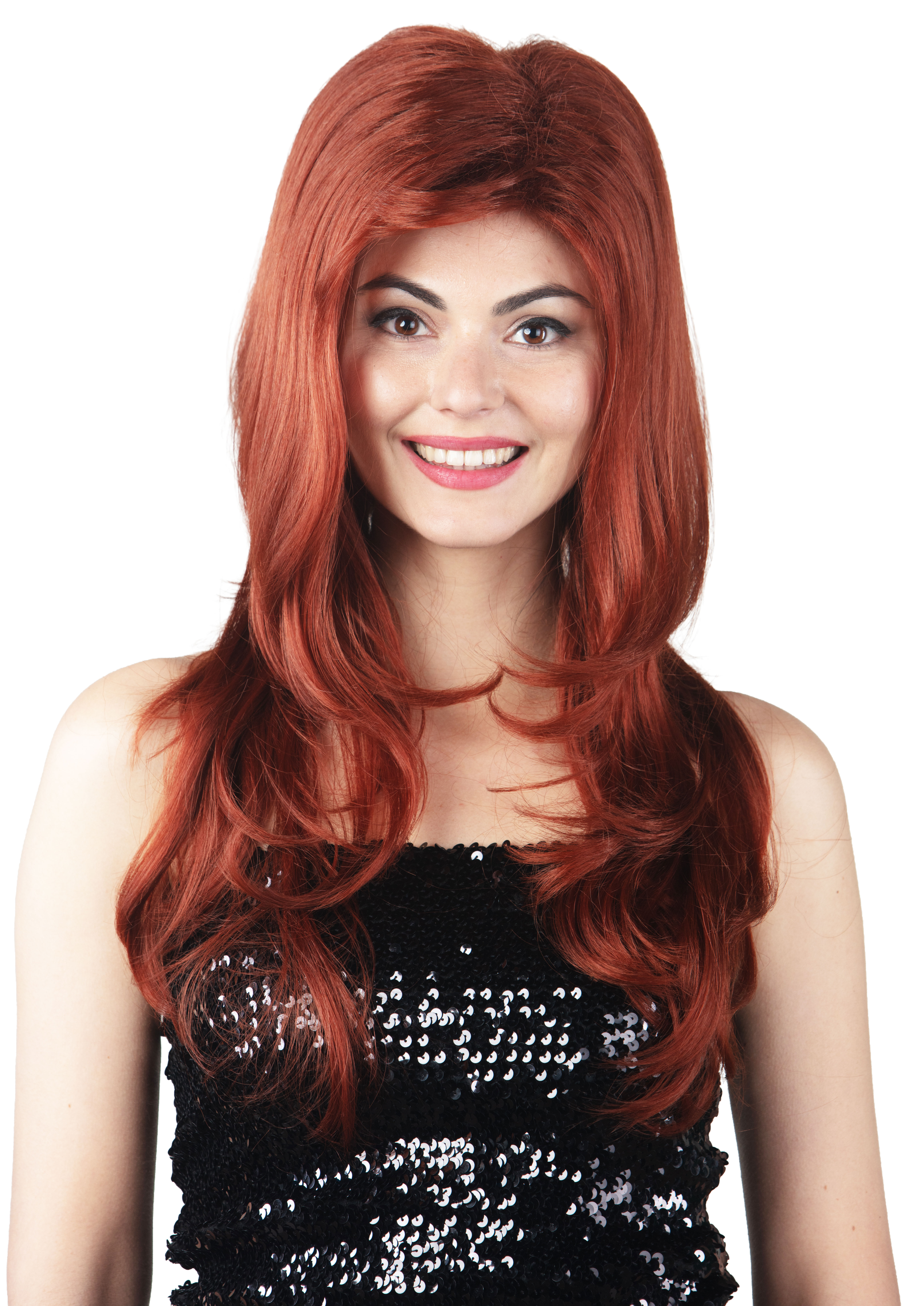 Perücke "Calpella", mahagoni