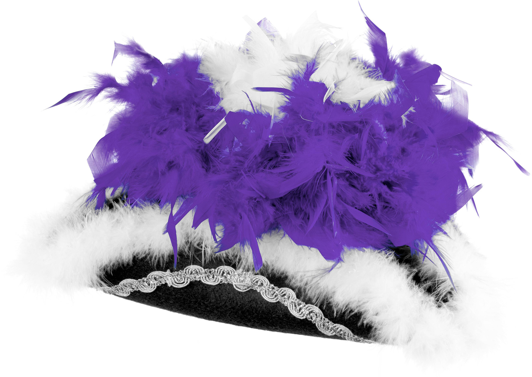 Feather boa Basic, purple, 1.80 m, 50g