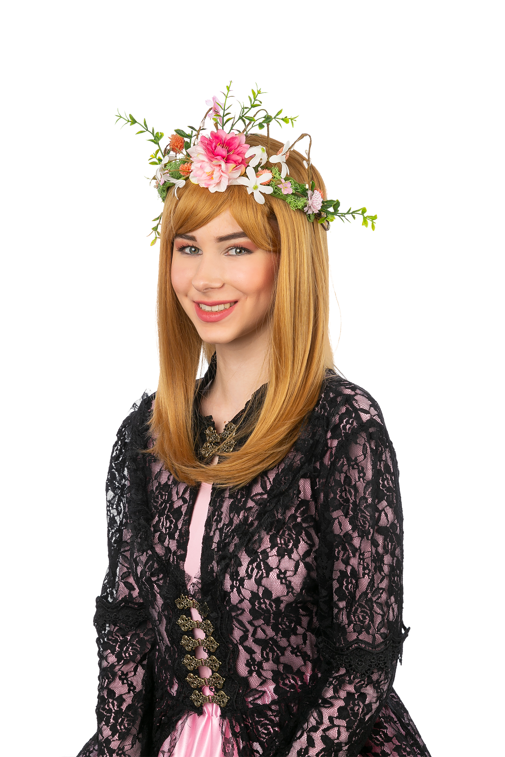 Couronne fleurie, princesse des forêts
