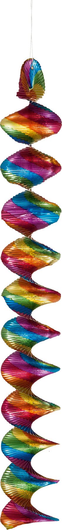 Spiral garland, colorful