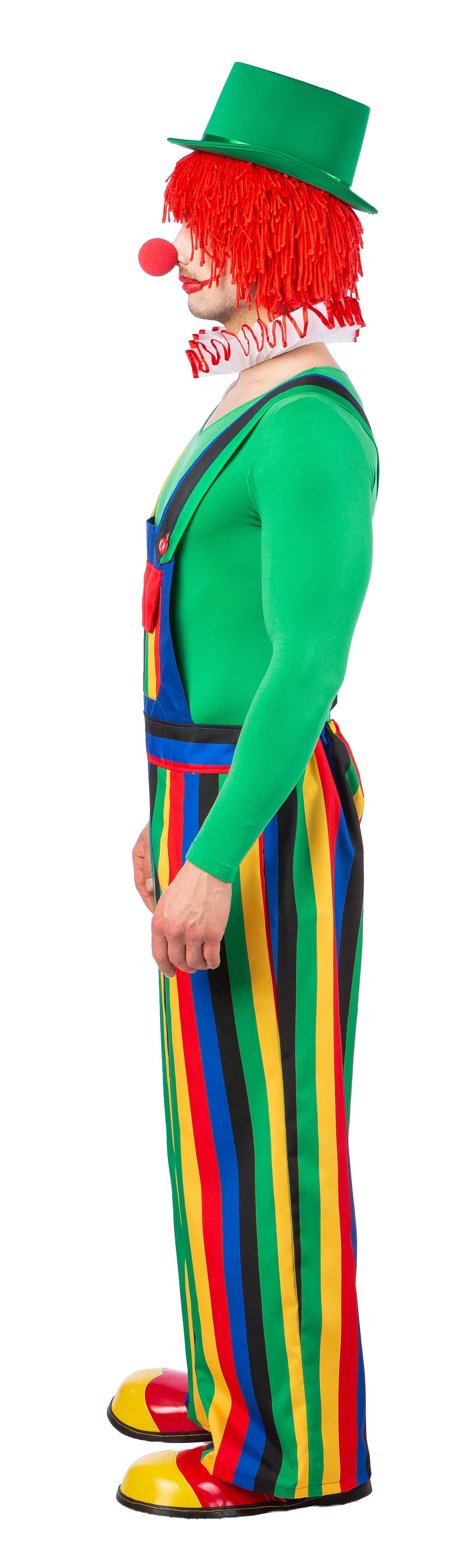 Clown pants with stripes