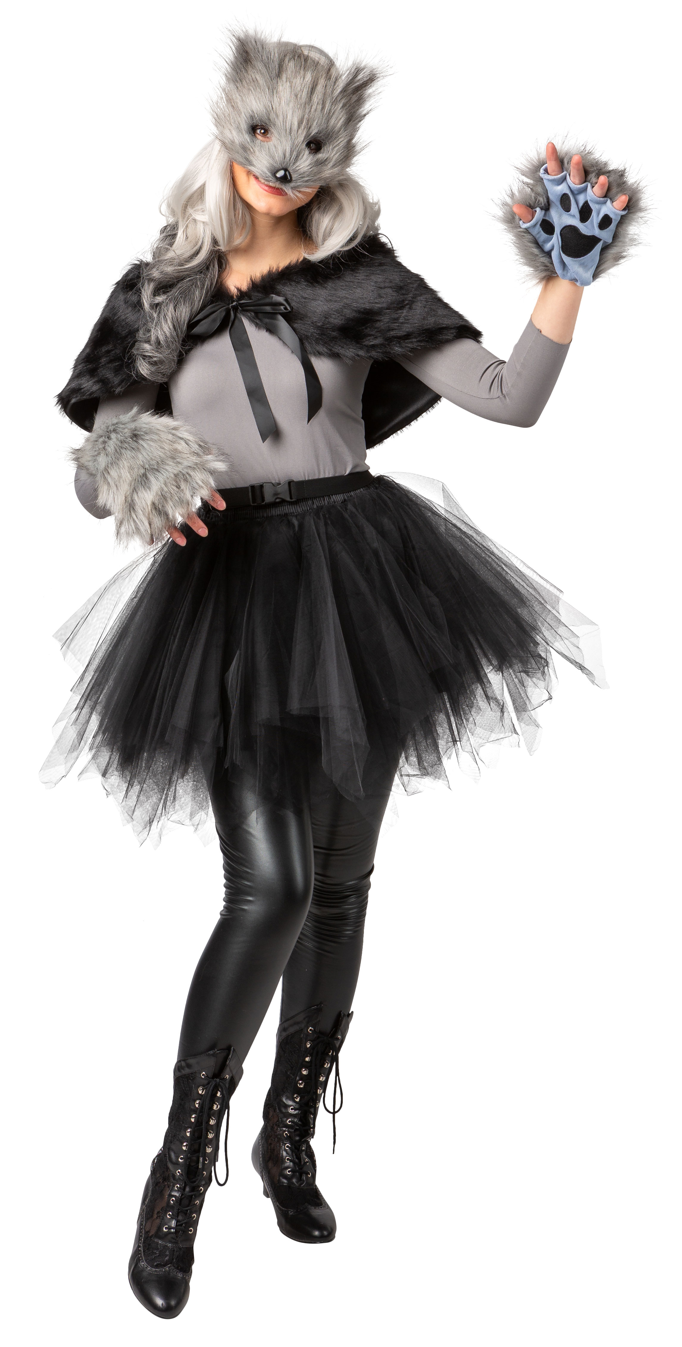 Plush animal set, wolf