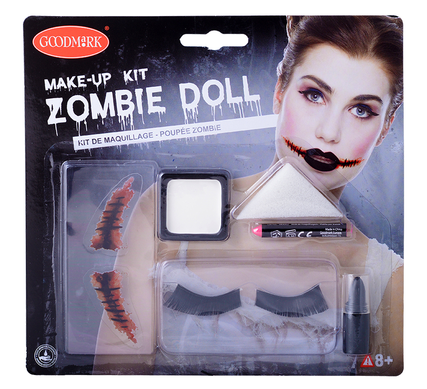 Set de maquillage pour poupée zombie