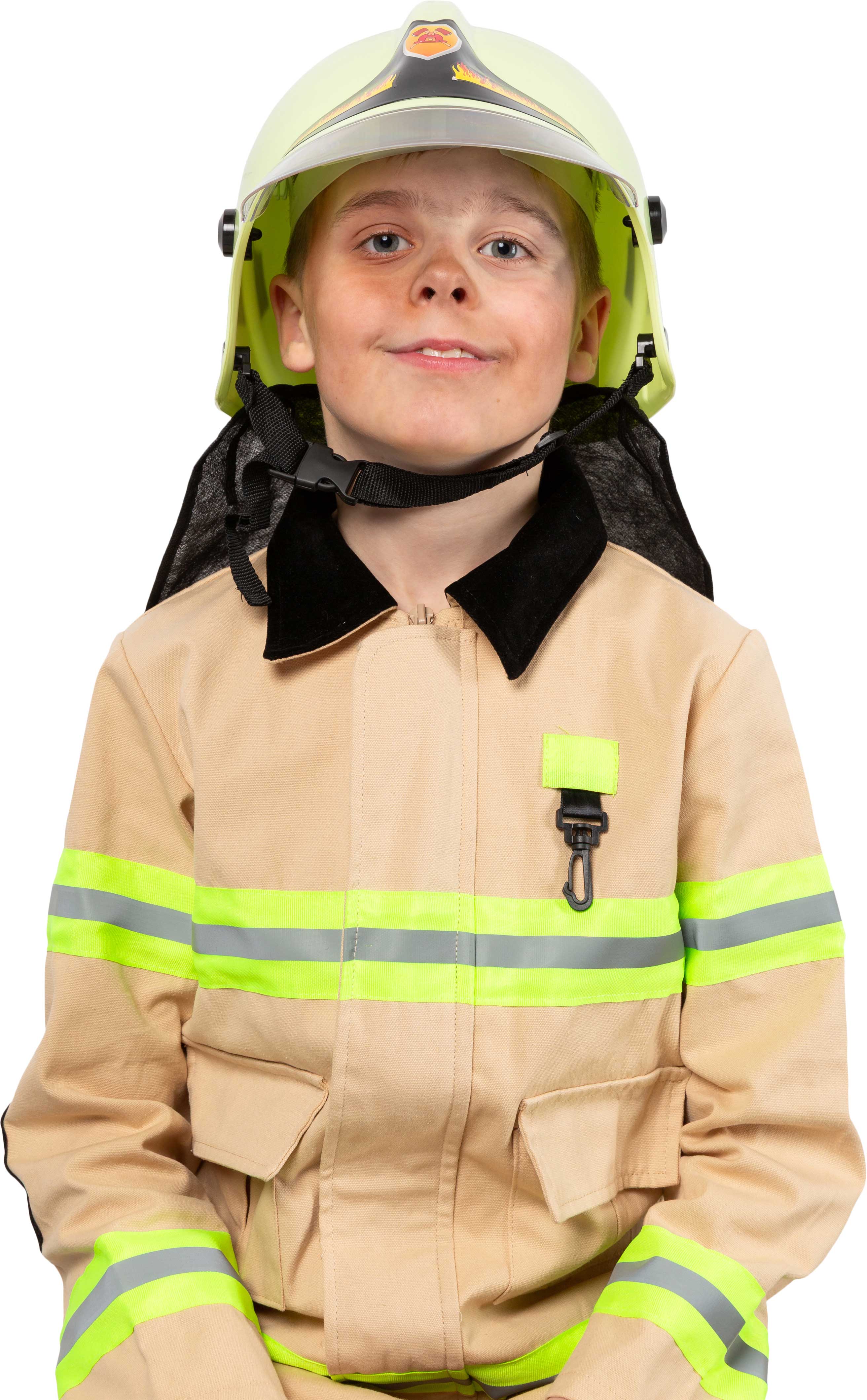 Feuerwehrhelm sportlich, leuchtgelb für Kinder und Erwachsene Verstellbar!