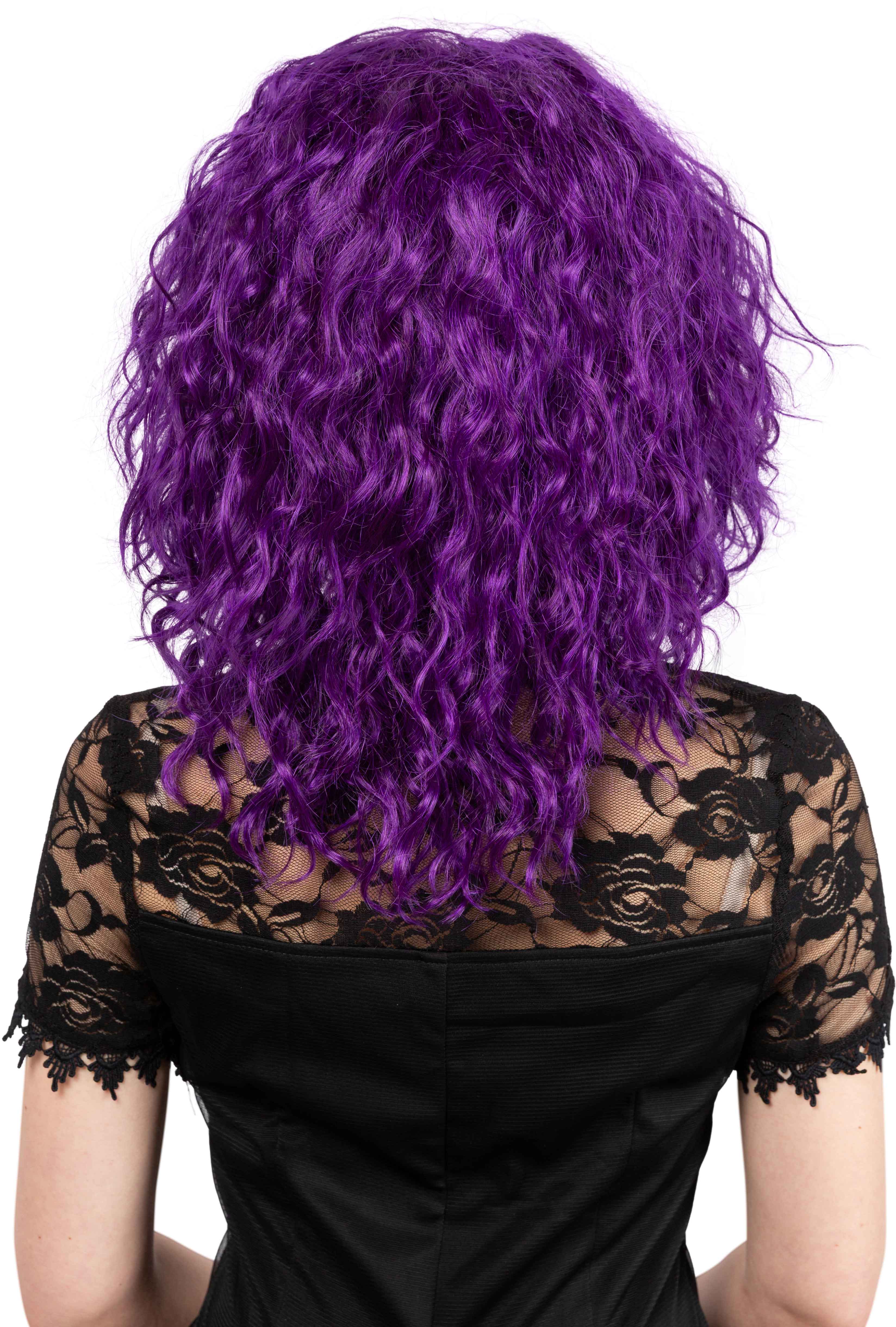 Casey wig, purple