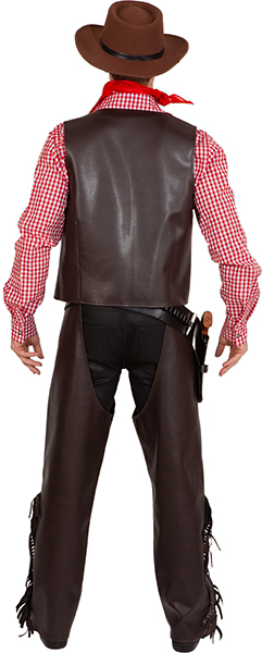 Gilet cowboy, brun