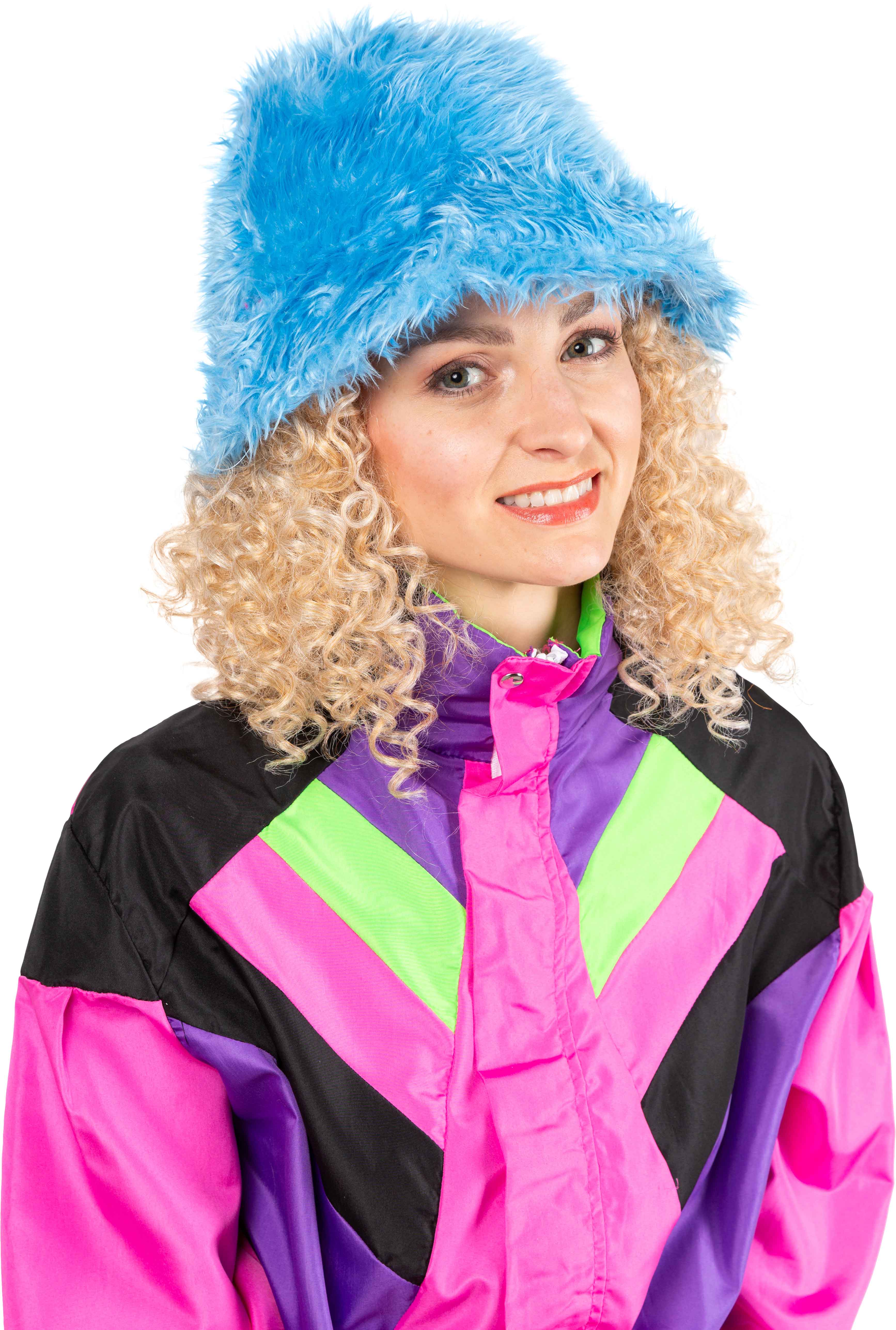 Fishermans cap fur, light blue