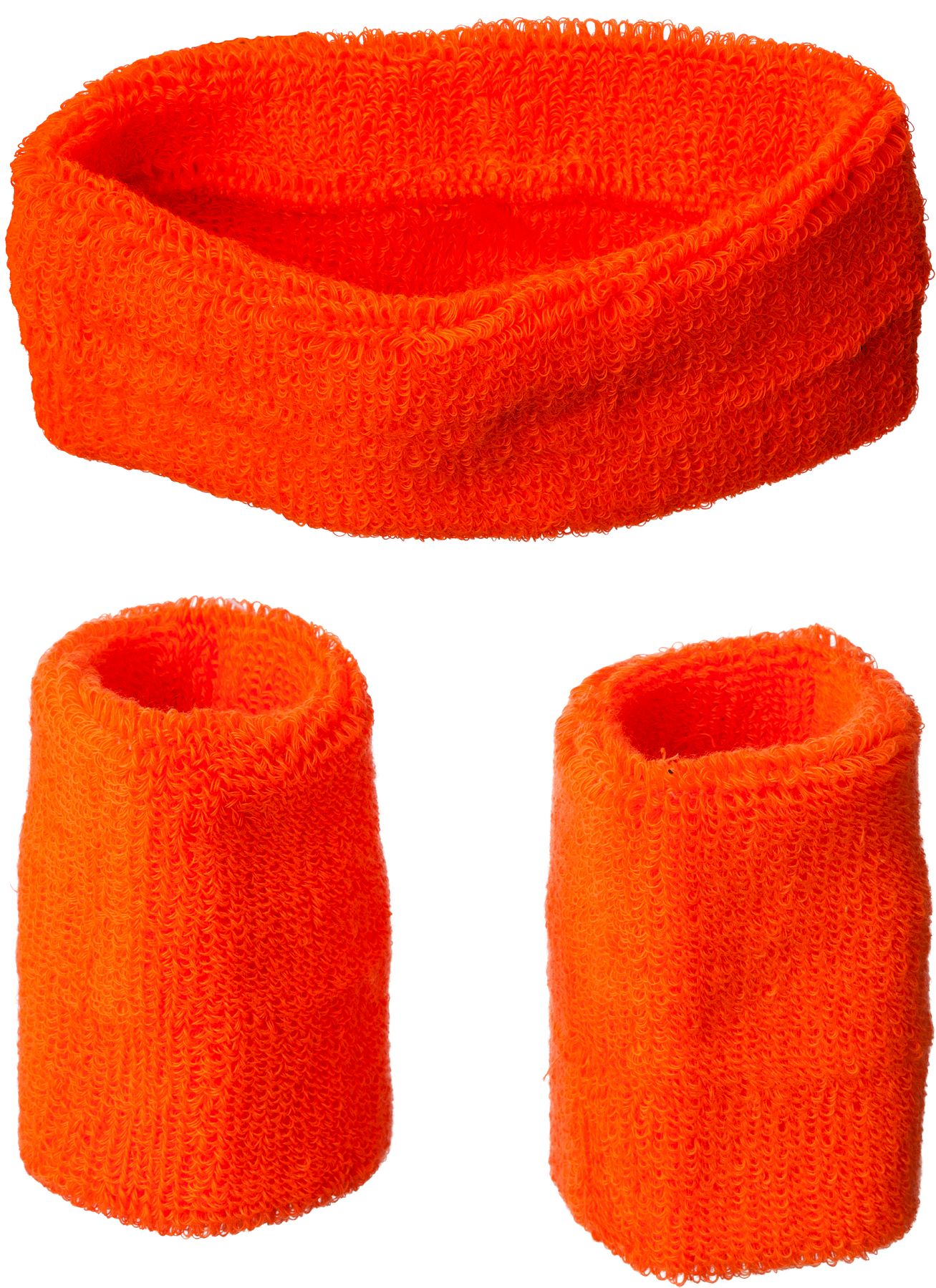Ensemble Bandeaux de survêtement, orange-fluo