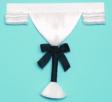 Haarkranz mit festen Seitenlocken, Kunsthaar