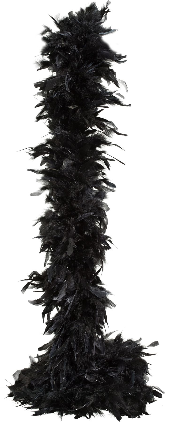 Feather boa luxury, black, 1.80 m long, 150g