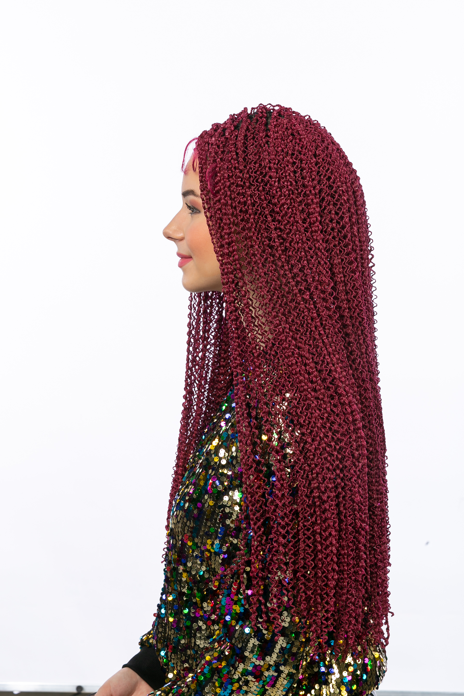 Perruque Redoak, bordeaux