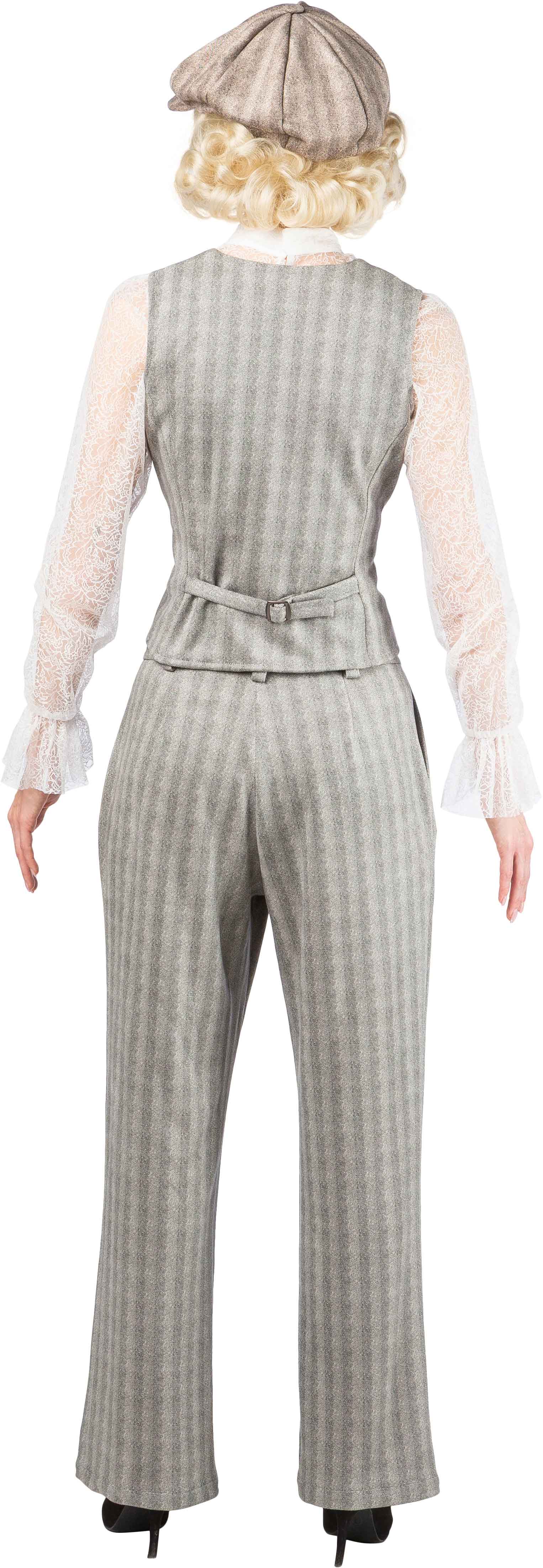 1920s-style set for women, heather grey