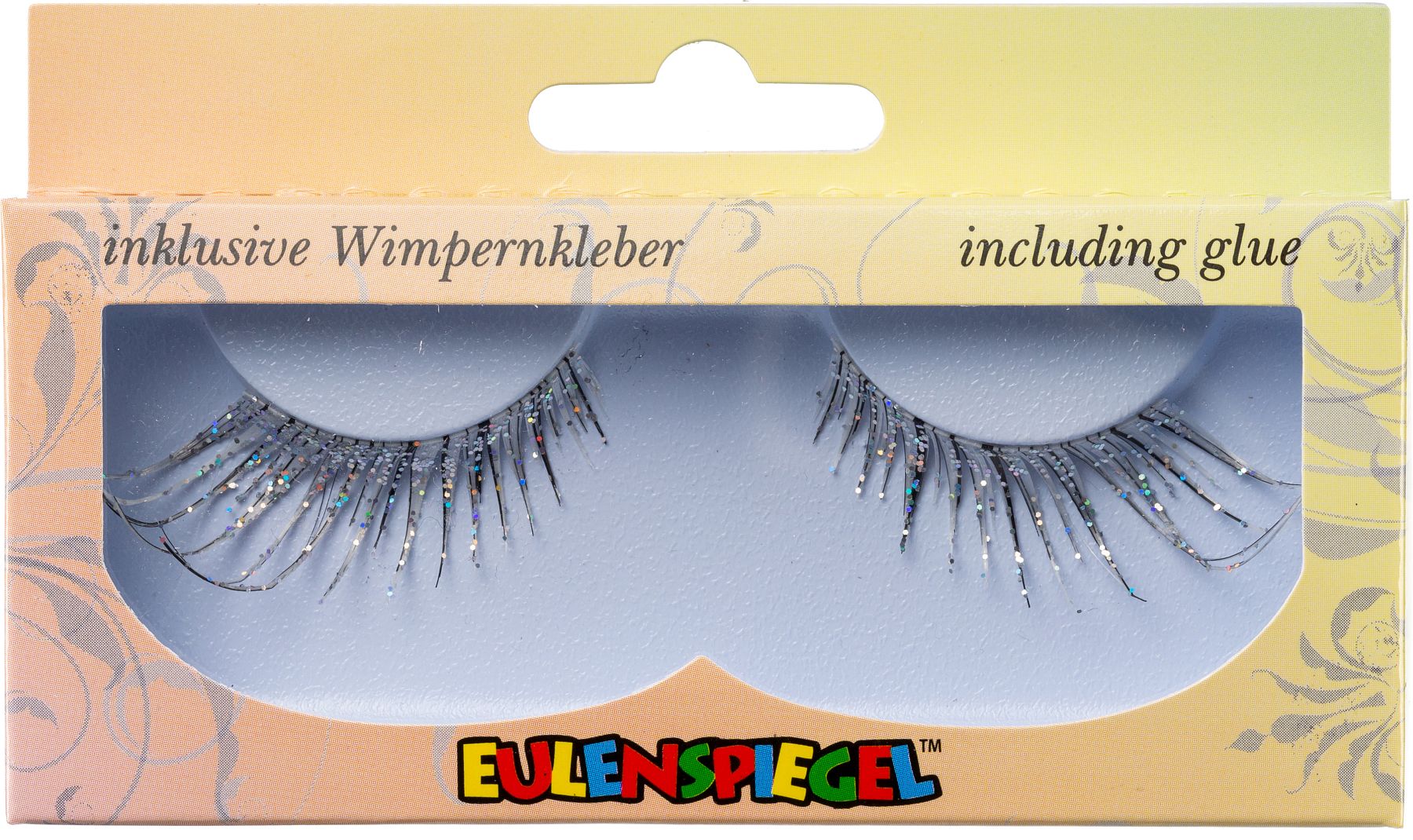 Eye lashes with immitation rhinestone 