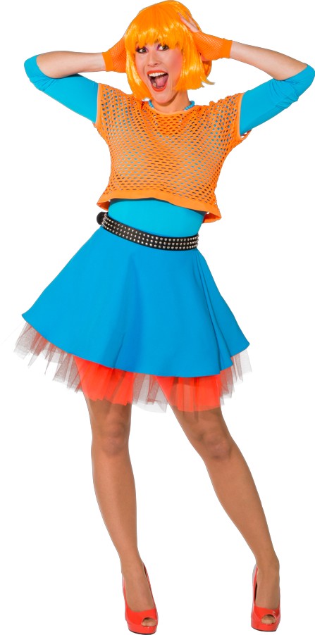 Skirt rock'n roll, turquoise