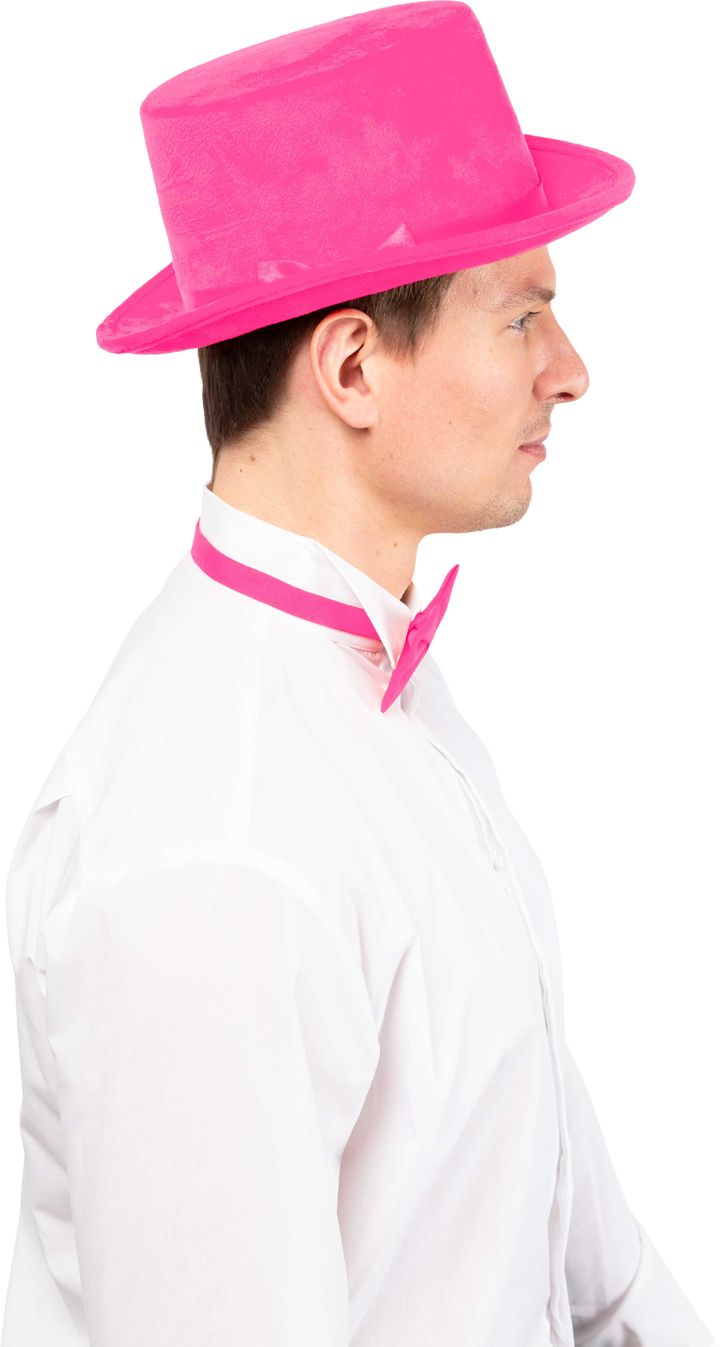 Flat velvet cylinder, pink