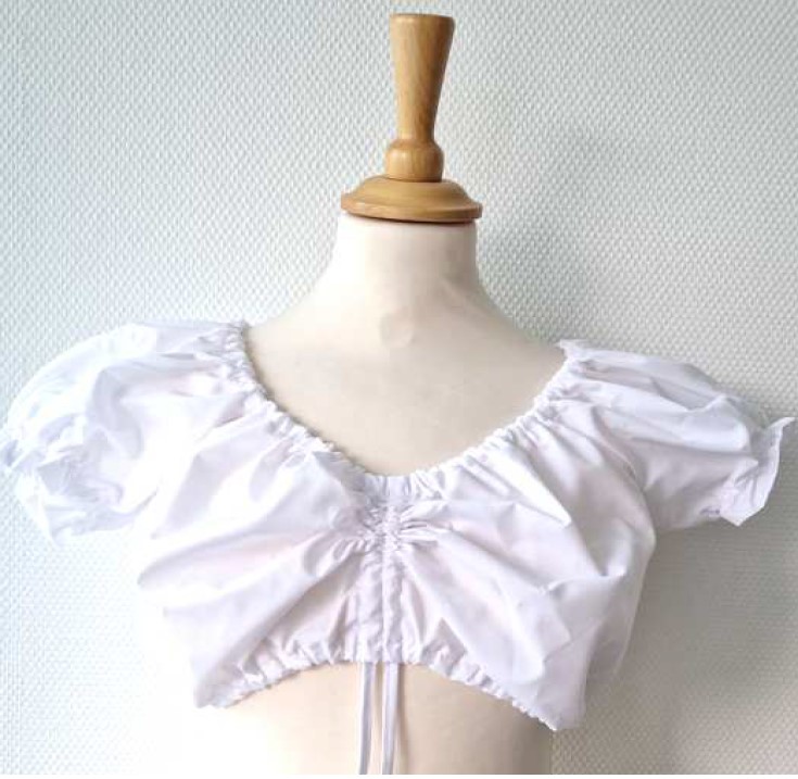 Dirndl blouse, white Carmen