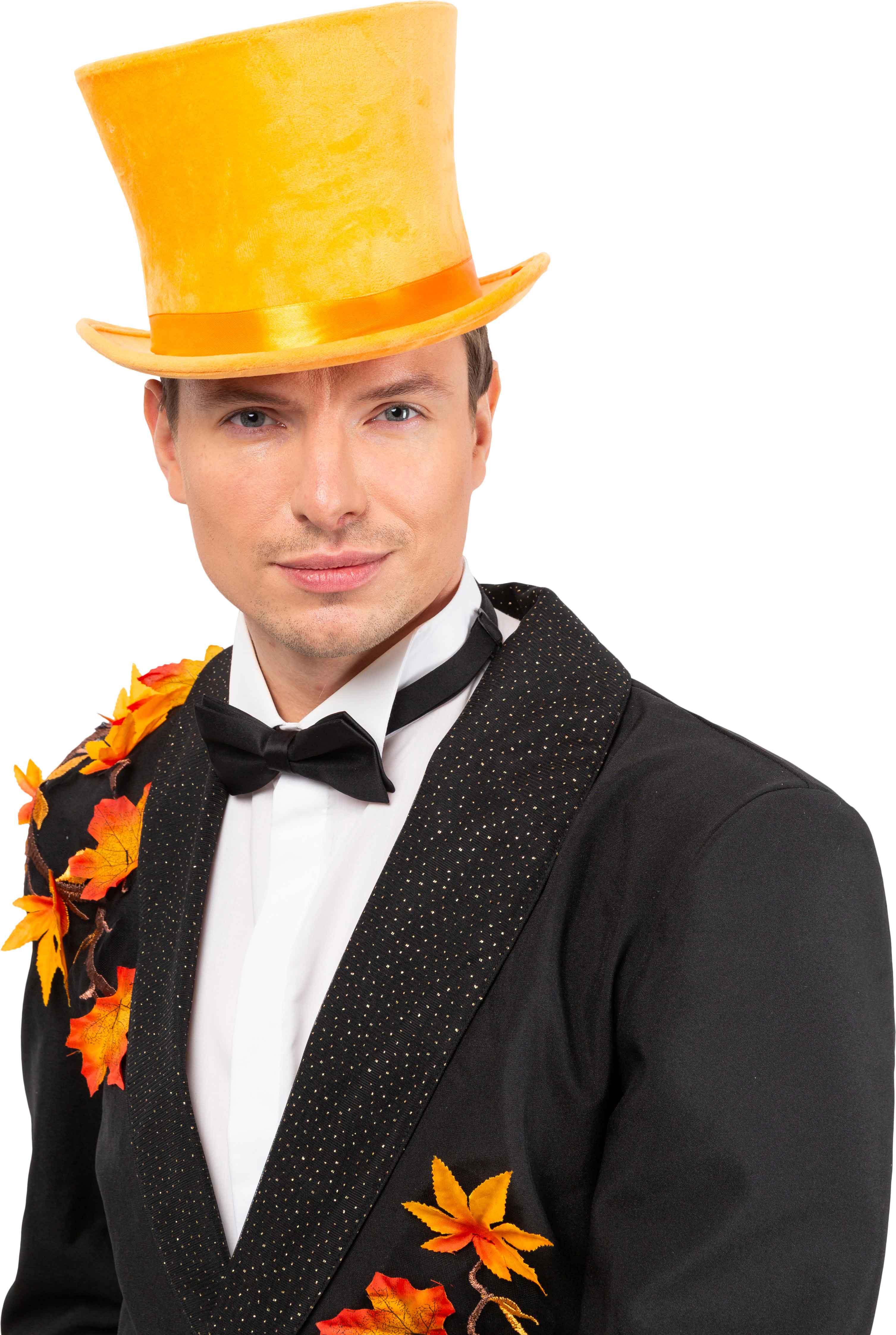 Cylinder velvet tall, orange