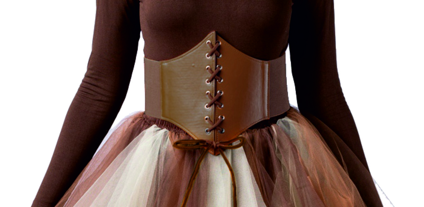 Ceinture de taille, marron 