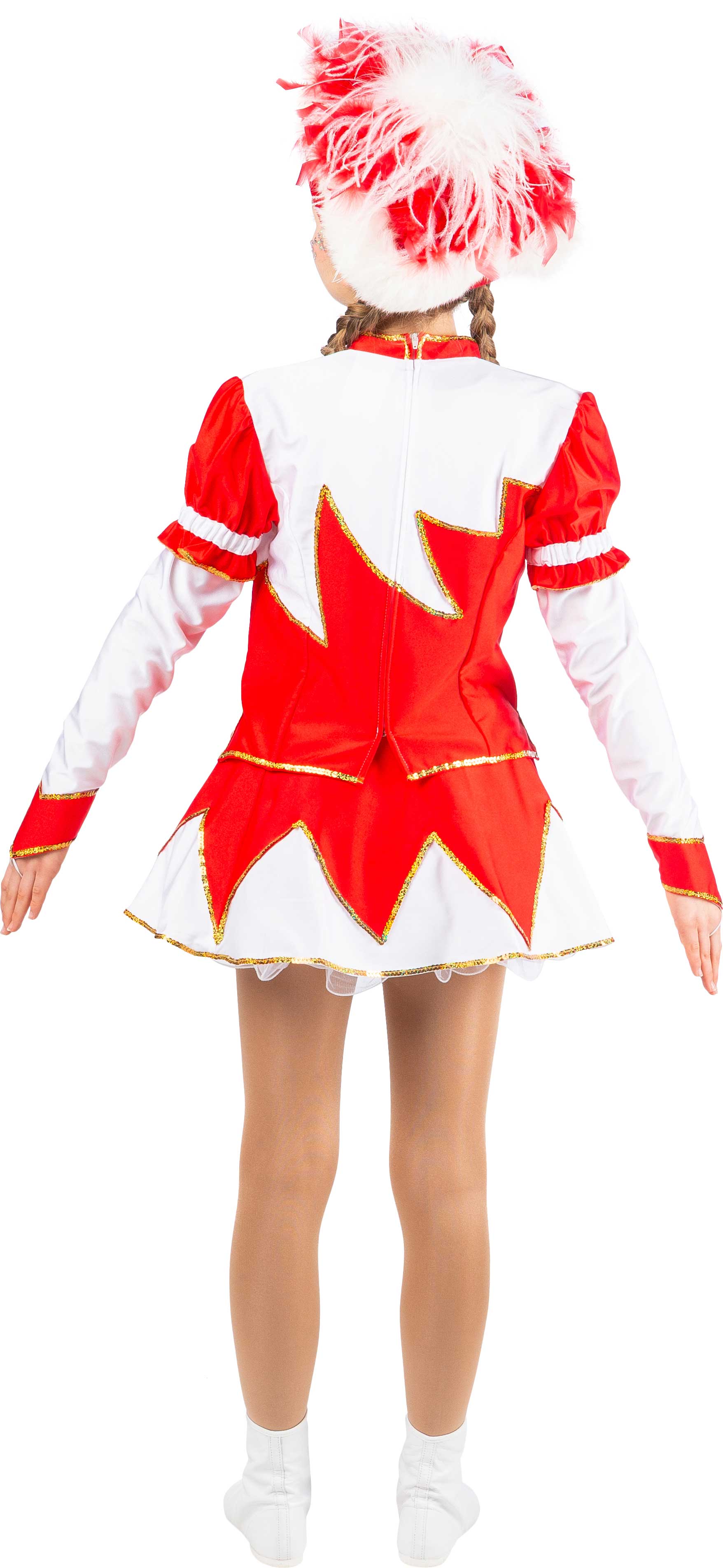 Spark costume red-white