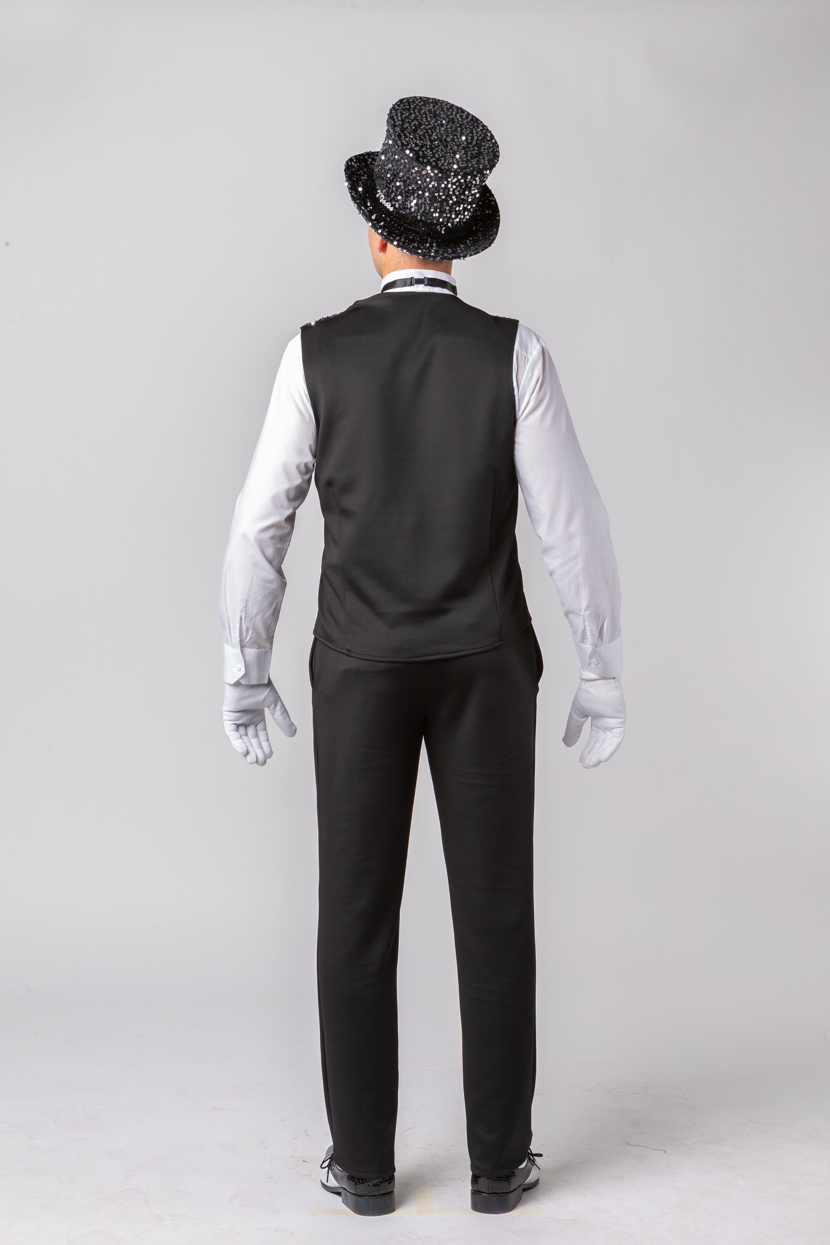 Gilet à paillettes, argent
