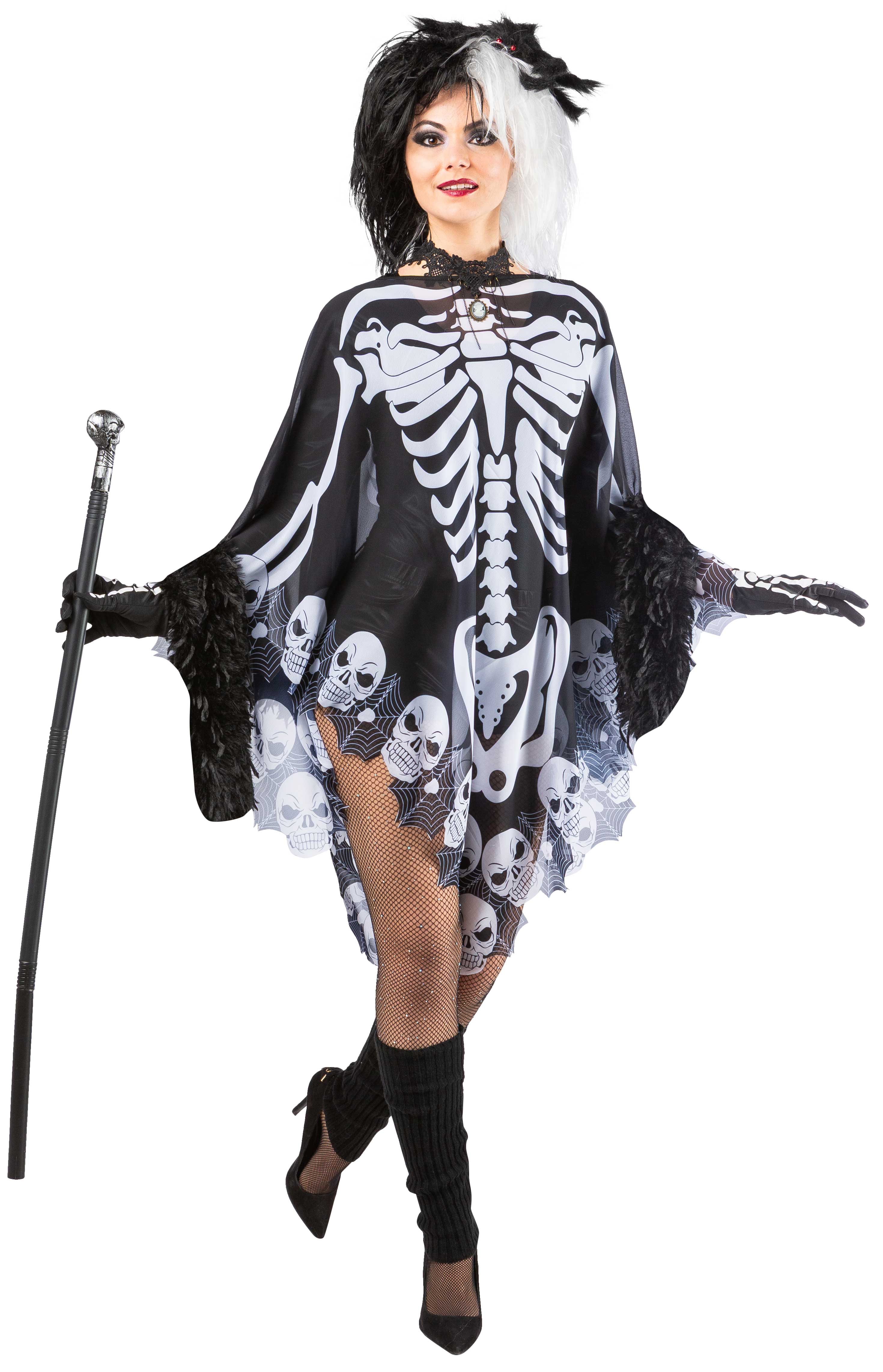 Leg warmers, knitted, 40cm, black