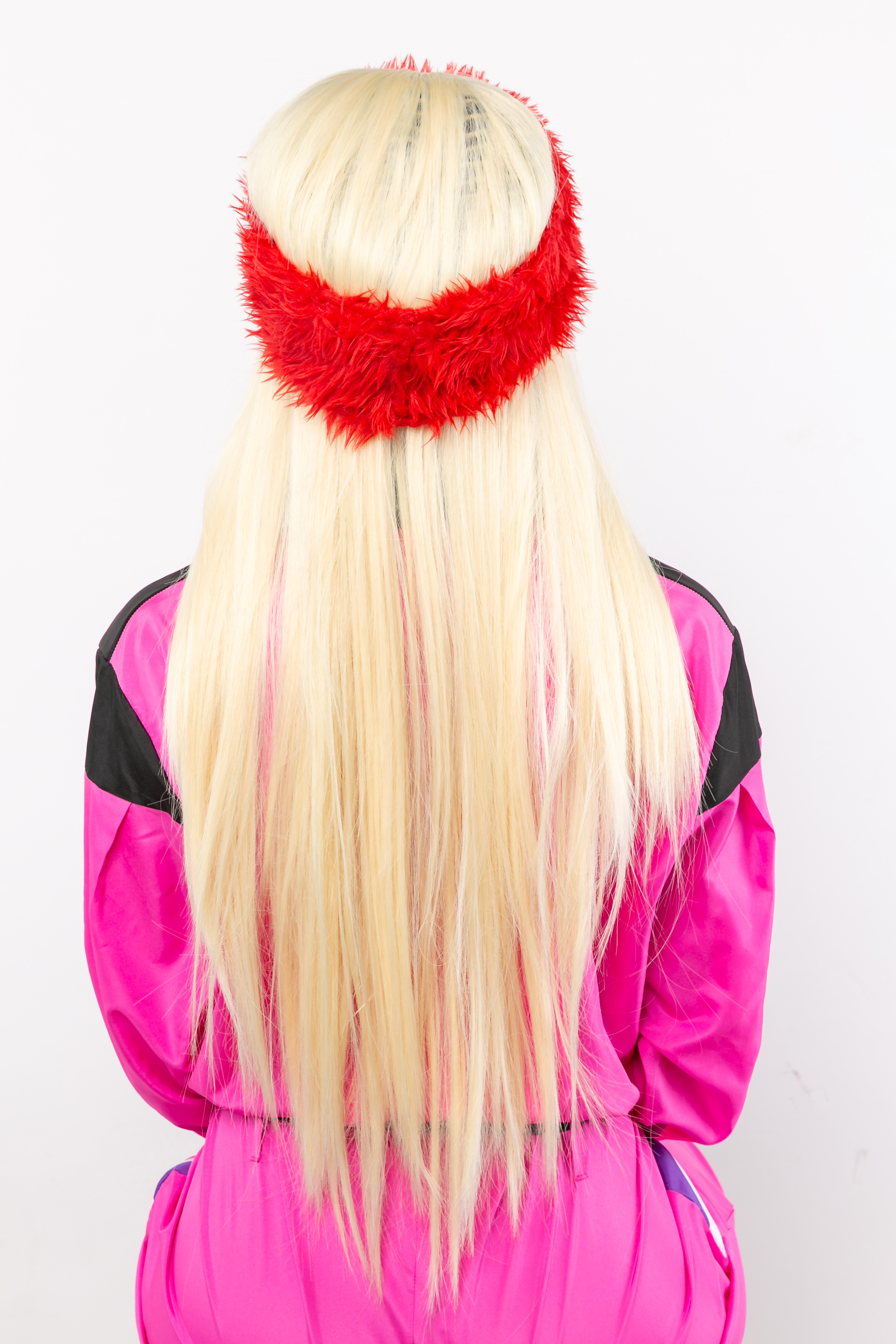 Bandeau Fourrure, rouge